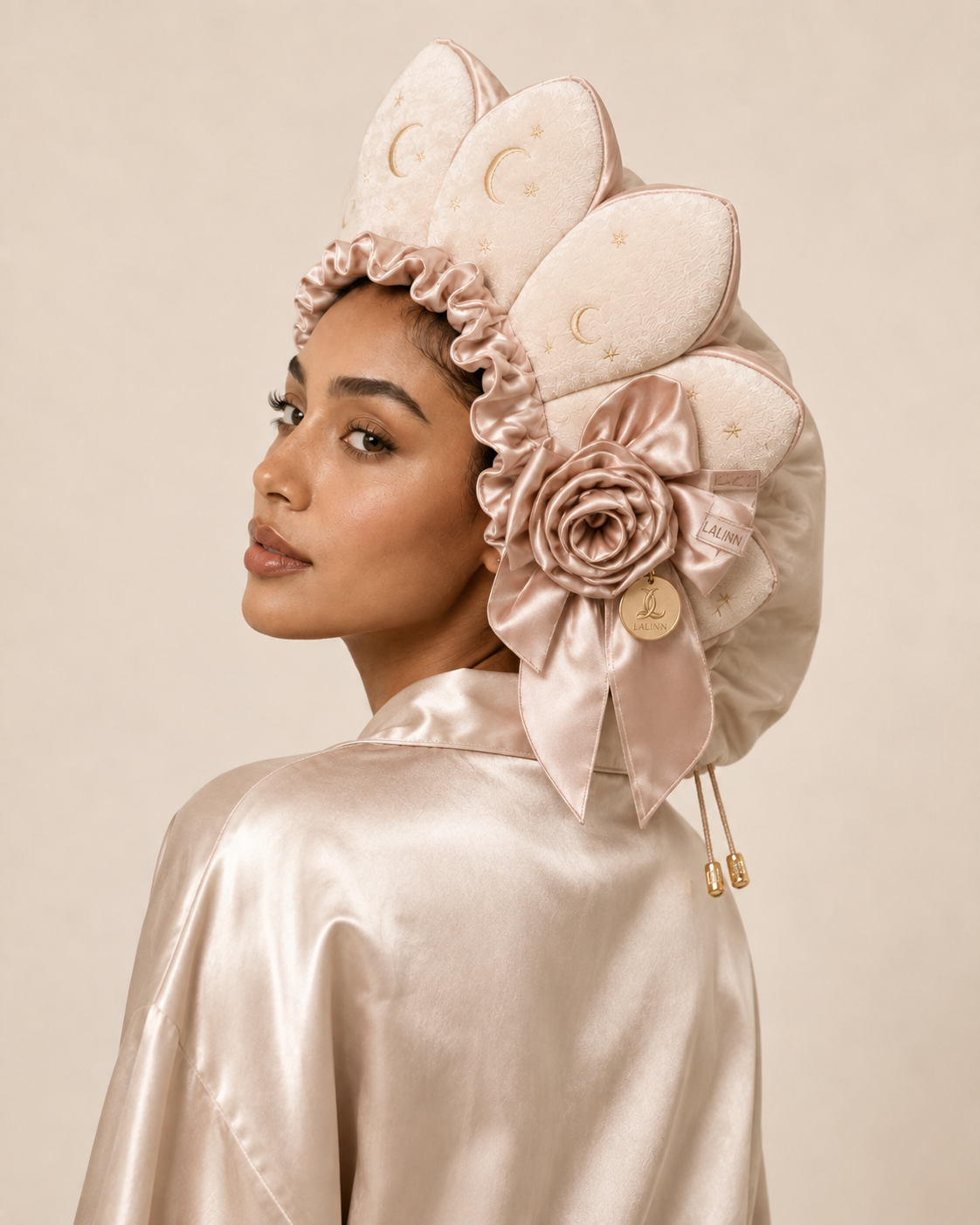 LALINN Halo Bloom Bonnet - side view